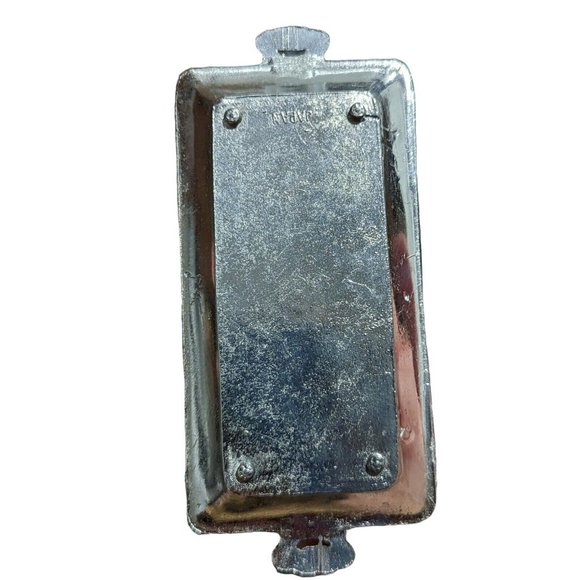 Vintage Parksmith Corp. PEWTER Salt & Pepper Shakers & Tray North Carolina - Picture 6 of 7